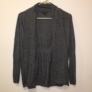 {express} open front cardigan